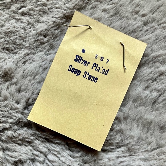 FREE w/ purchase Handcrafted Soapstone blue fish earrings made in Bombolulu - Picture 2 of 2